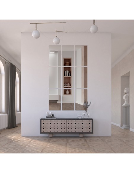 Dekoratív téglalap alakú tükörlapok készlete - 20x30