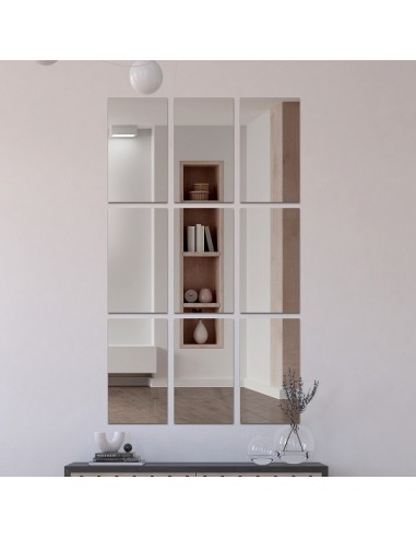 Dekoratív téglalap alakú tükörlapok készlete - 20x30