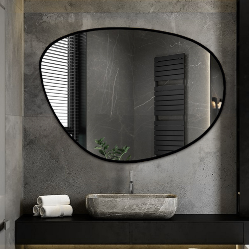 Szabálytalan alakú tükör keretben - AGAT IN A FRAME