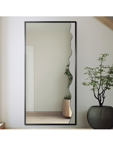 Dekoratív tükör fekete MDF keretben - WIENA IN A FRAME