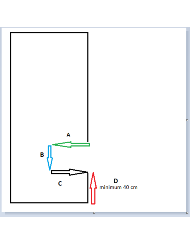 Modern nagyméretű tükör fakeretben, szekrénykivágással 1503