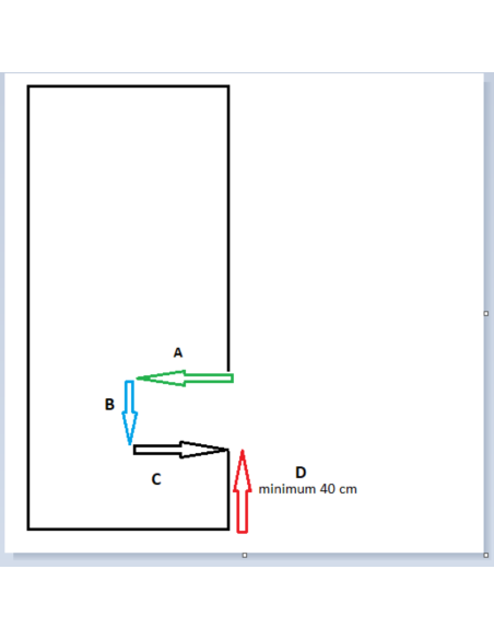 Modern nagyméretű tükör fakeretben, szekrénykivágással 1503