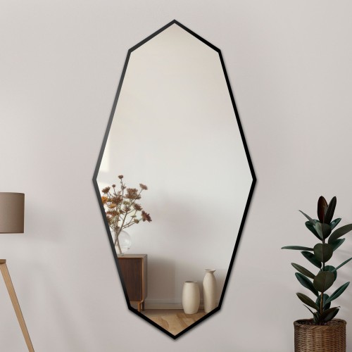 Éles, organikus formájú, keretbe foglalt dekoratív tükör - RIOLIT IN FRAME 2