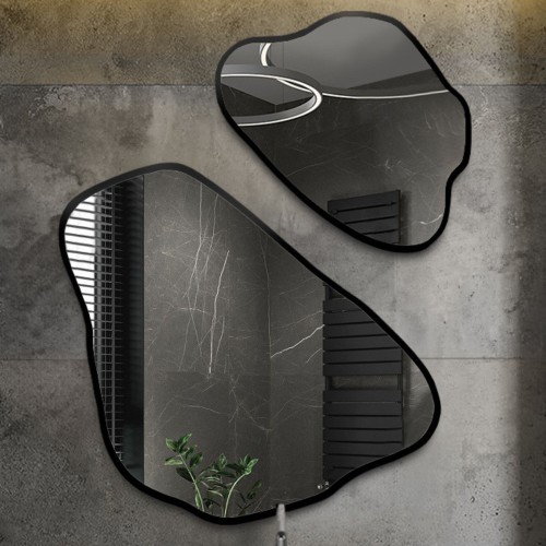 Szabálytalan alakú tükrökből álló készlet keretben - MORION IN A FRAME 2