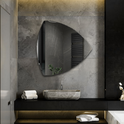 Háromszögletű fürdőszobatükör - KARO 2