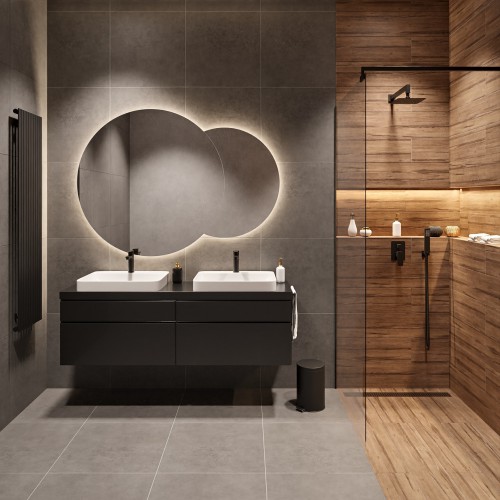 Megvilágított fürdőszobai tükörkészlet - UNIVERSE LED