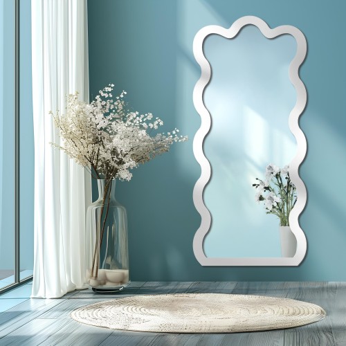 Szabálytalan tükör MDF keretben - BLOBS WAVE