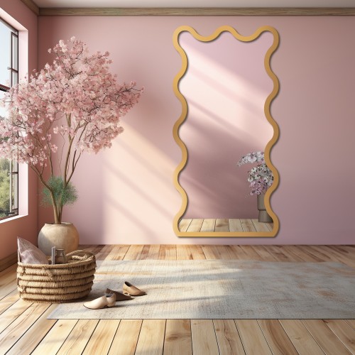 Szabálytalan tükör MDF keretben - BLOBS TWIST