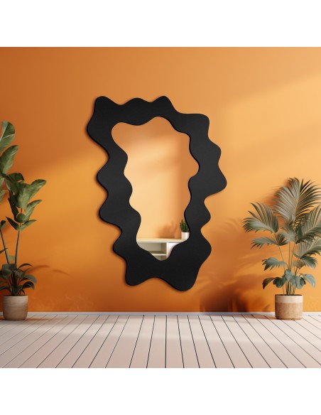 Szabálytalan tükör MDF keretben - BLOBS MISTY