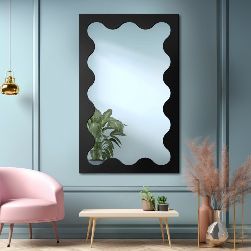 Szabálytalan tükör MDF keretben - BLOBS PRISM 2