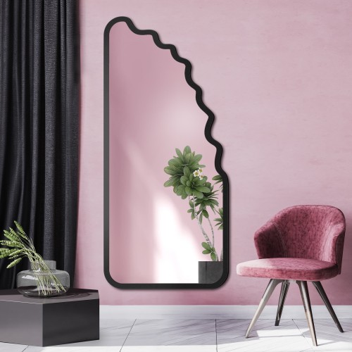 Szabálytalan tükör MDF keretben - BLOBS FLUX