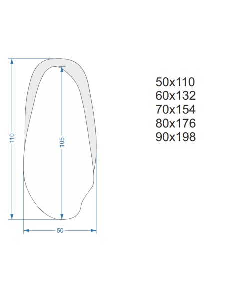 Dekoratív tükör grafit antisol-on - FUSION