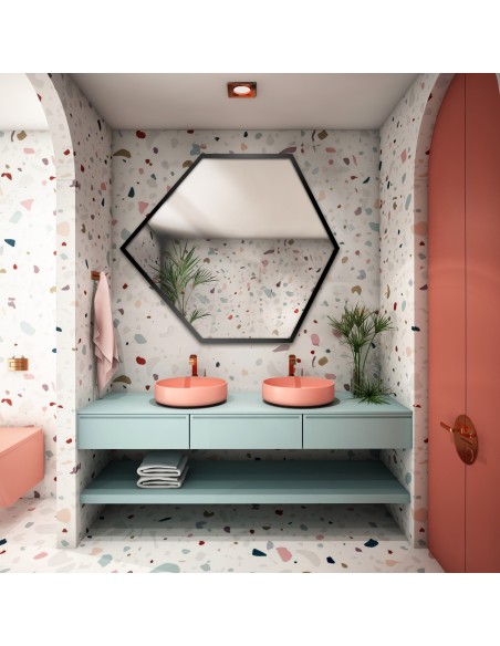 Geometriai alakú tükör keretben – GEOME KERETBEN