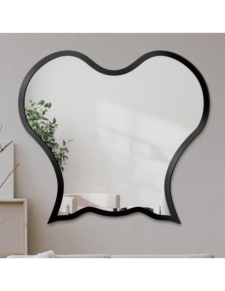 Organikus formájú tükör MDF keretben - OCTOPUS