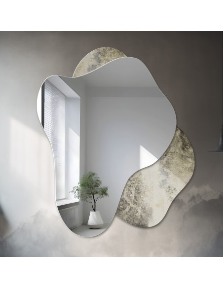 Szabálytalan tükör az öregedett ezüst tükörön – SPINEL