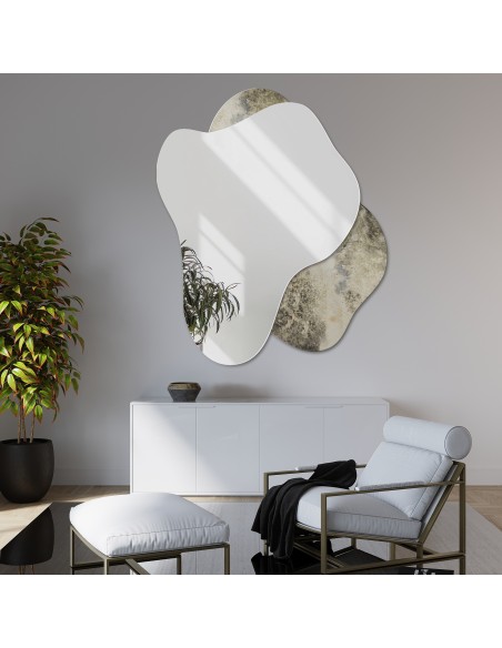 Szabálytalan tükör az öregedett ezüst tükörön – SPINEL