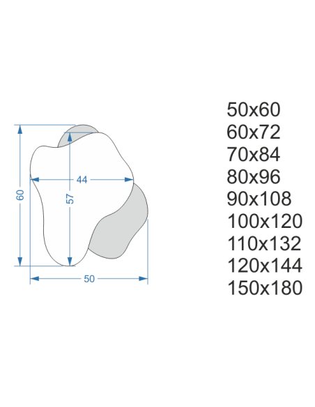 Szabálytalan tükör az öregedett ezüst tükörön – SPINEL