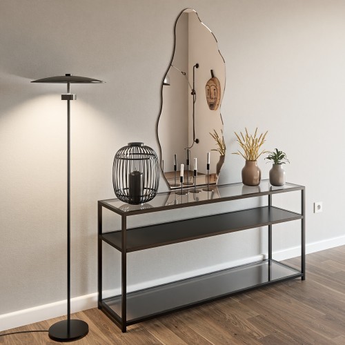 Dekoratív félig ovális tükör organikus formával - AURO 2 2