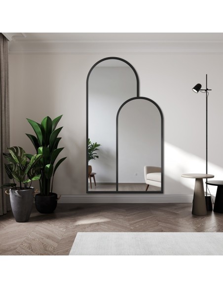 Két részből álló félovális tükör MDF keretben – MURAN