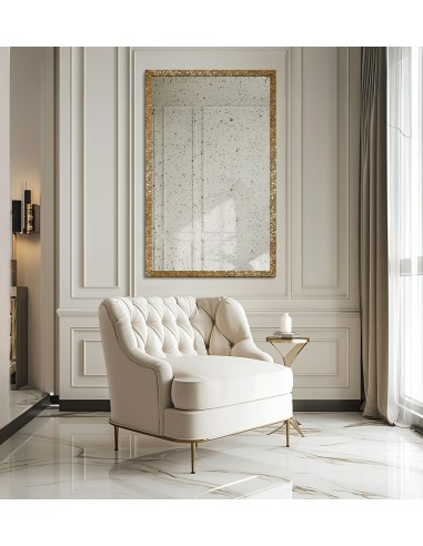Luxus falitükör arany kerettel és antikolt tükörfelülettel – 8002002 – JULIA VINTAGE