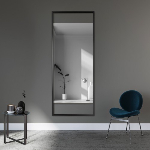 Tükör fekete keretben, felülről lefelé szabad helyekkel - ERATO - keret színe tetszés szerint választható 2