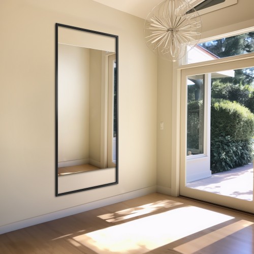 Tükör fekete keretben, felülről lefelé szabad helyekkel - ERATO - keret színe tetszés szerint választható