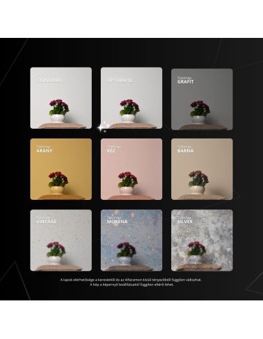 Nagyméretű dekoratív tükör színű panel - LORD