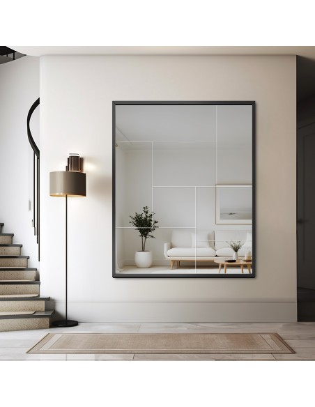 Modern tükör a Mirrors-tól - TETRIS - gyönyörű fekete kerettel