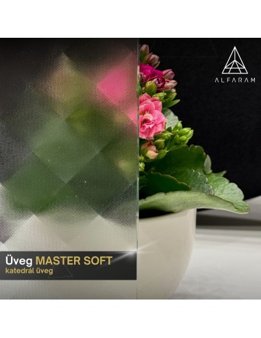 Dekoratív ovális tükör katedrál üvegen Master Soft - LUXORA VESPER