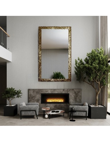 Luxus fali tükör gazdagon díszített arany keretben - 9003001