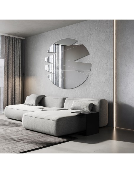 Dekoratív kerek tükör - ZOJA