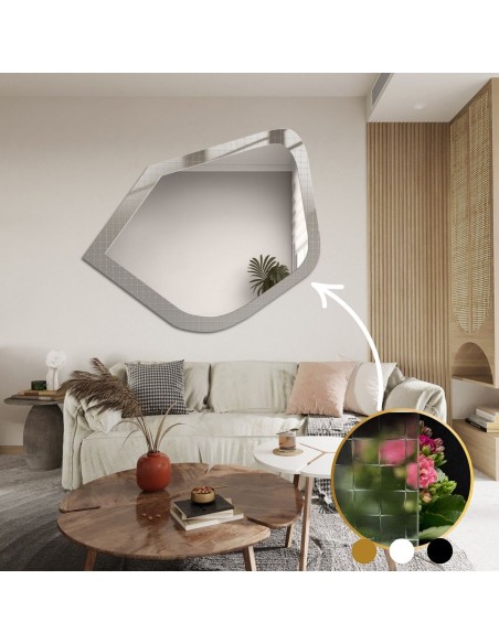 Dekoratív tükör katedrál üvegen Master Flex - LUXORA PRISTAL Dekoratív tükör katedrál üvegen Master Flex - LUXORA PRISTAL