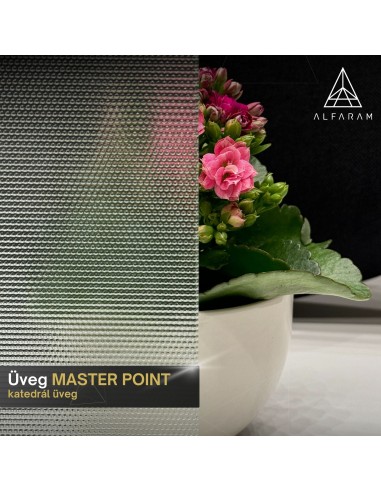 Téglalap alakú tükör katedrál üvegen Master Point LED világítással - LUXORA SOLEIL LED