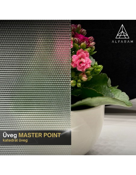 Téglalap alakú tükör katedrál üvegen Master Point LED világítással - LUXORA SOLEIL LED