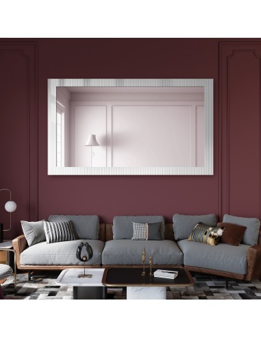 Dekoratív téglalap alakú tükör katedrál üvegen Visiosun Classic - LUXORA CLARITY