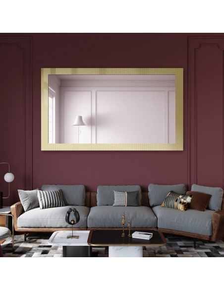 Dekoratív téglalap alakú tükör katedrál üvegen Visiosun Classic - LUXORA CLARITY Dekoratív téglalap alakú tükör katedrál üvegen Visiosun Classic - LUXORA CLARITY