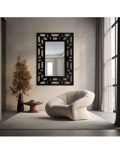 Tükör áttört, dekoratív MDF keretben - ROZEL - keret színe tetszés szerint választható