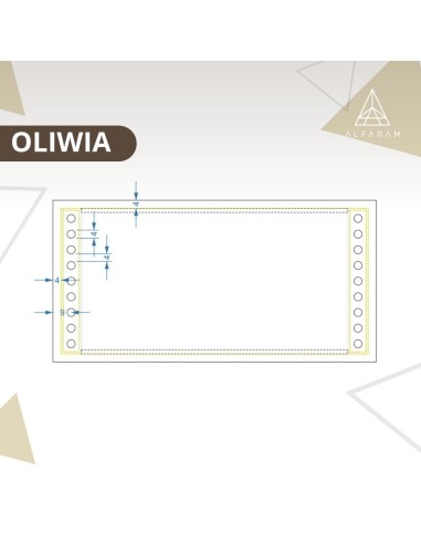 Négyszögletes fürdőszobatükör digitális órával és kapcsolóval - OLIWIA LED PREMIUM