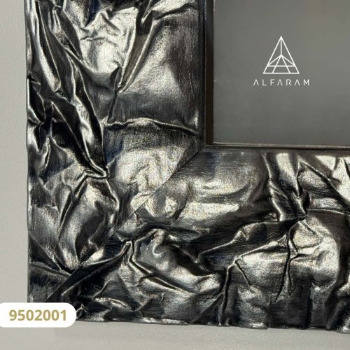 Széles ezüst fa keretes tükör – 9502001 2