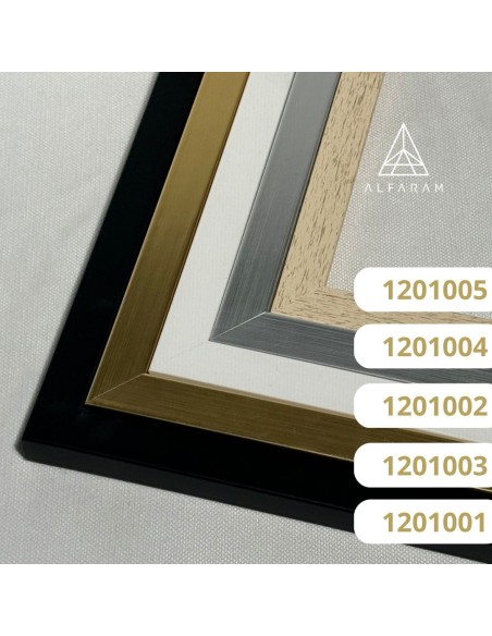 Fekete keretben lévő tükör megvilágítással - 1201 LED - méretre gyártva