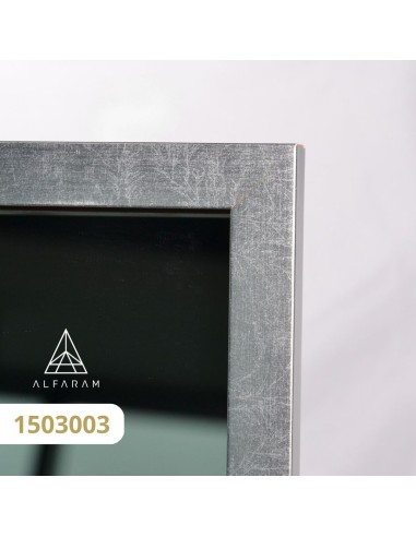 Fekete keretben lévő tükör megvilágítással - 1503 LED - méretre gyártva