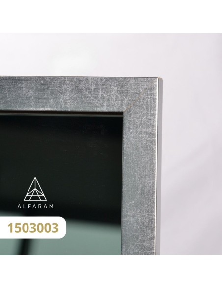 Fekete keretben lévő tükör megvilágítással - 1503 LED - méretre gyártva