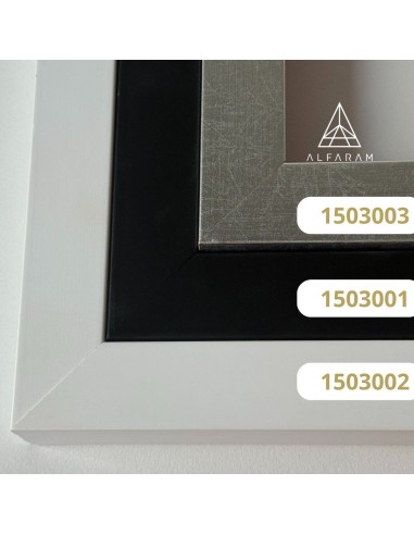 Modern tükör a Mirrors-tól - TETRIS - gyönyörű fekete kerettel