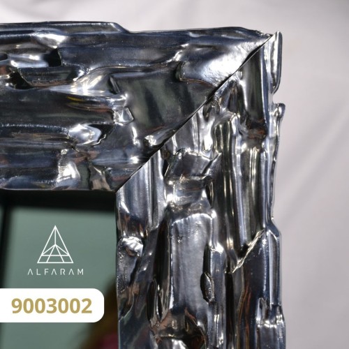 Elegáns falitükör ezüst keretben, antikolt tükörfelülettel – CLAUDE SILVER 2