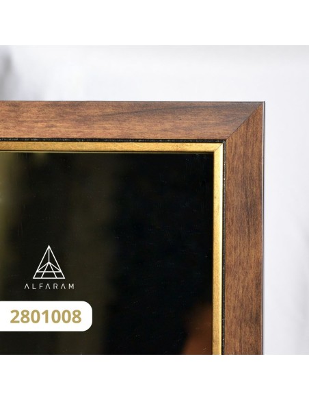 Tükör finom, dekoratív fakeretben - 2801 - keret színe az Ön által választott színben