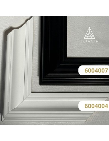 Glamour tükör gazdag fehér keretben - 6004004