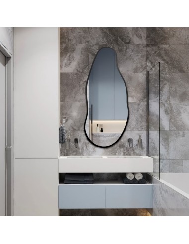 Szervesen formázott tükör keretben - BARYT IN A FRAME