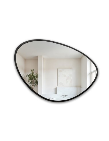 Szabálytalan alakú tükör keretben - OBSYDIAN IN A FRAME