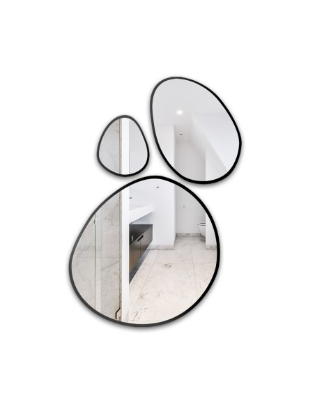 Három keretes organikus tükör készlet - OPALIT IN FRAME