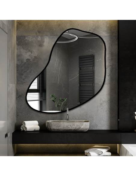 Szervesen formázott tükör keretben - KWARC IN A FRAME